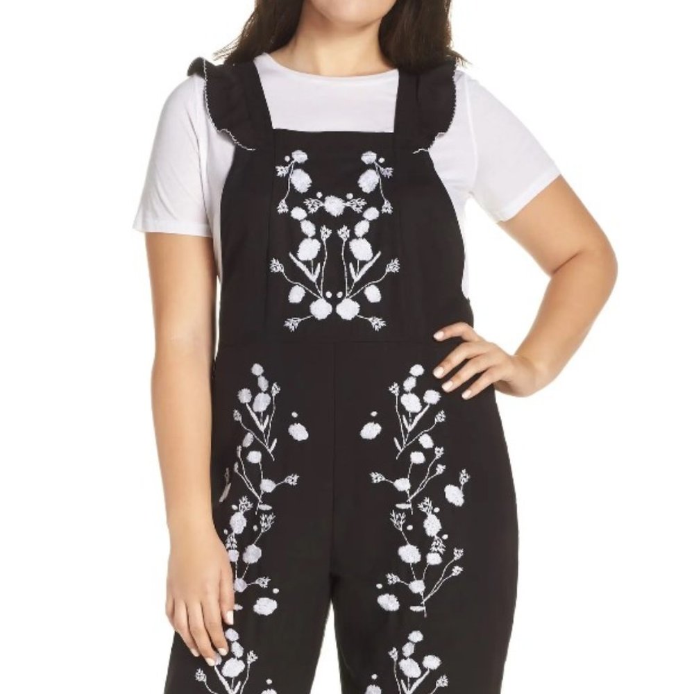 Flounced Embroidered Jumpsuit - Dolan